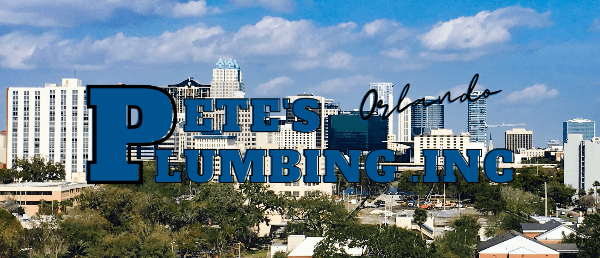Pete’s Plumbing Inc Orlando plumbing service banner