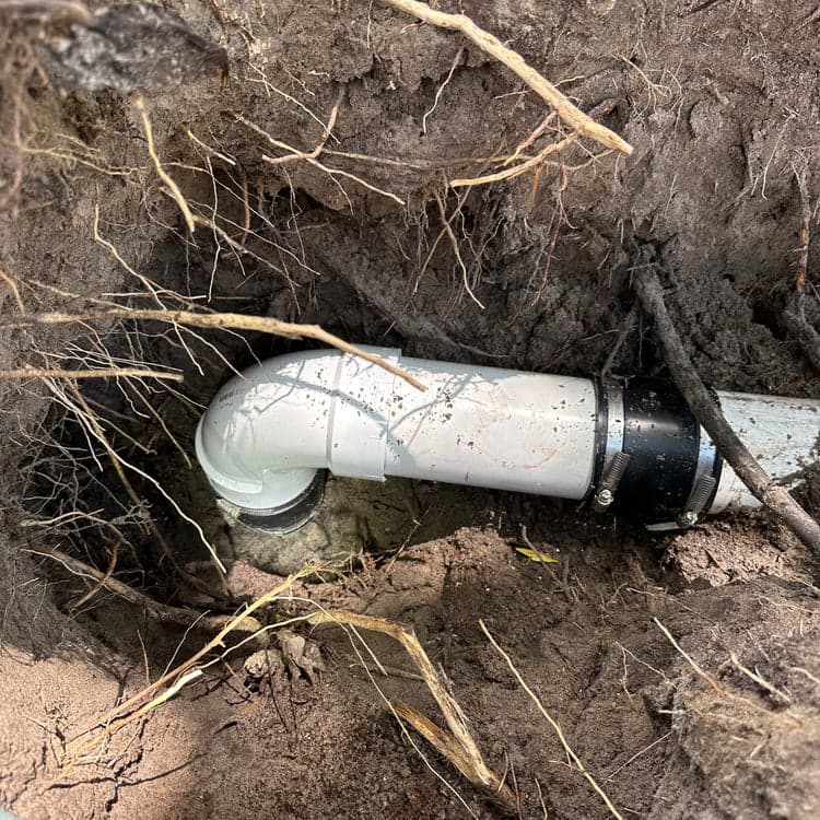 Drain and sewer line plumbing service